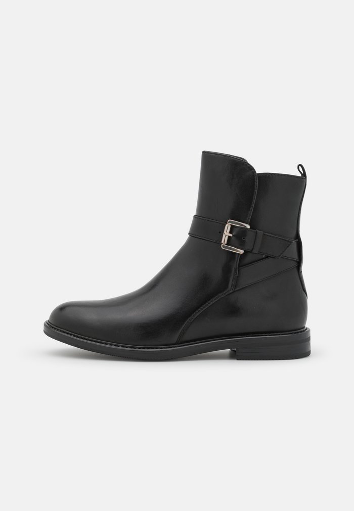 Bottines Anna Field Classiche Plates Zip UP Noir Femme | KIB-1685887